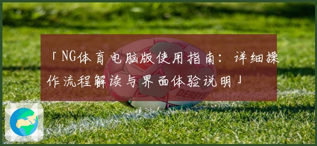「NG体育电脑版使用指南：详细操作流程解读与界面体验说明」